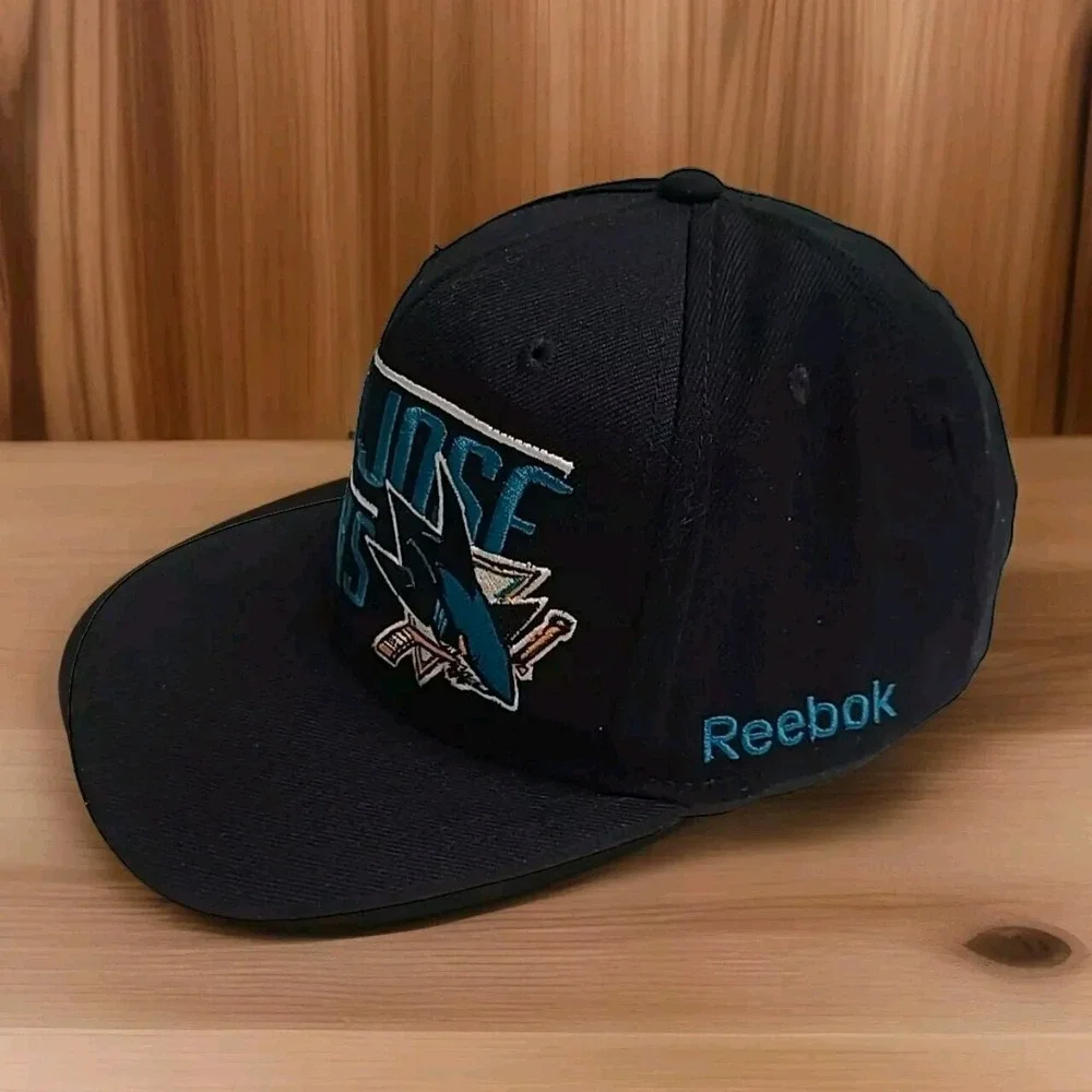2016 Reebok San Jose‎ Sharks Snapback Hat RARE Officially Licensed